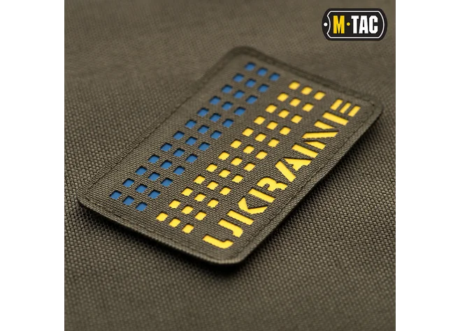 Нашивка M-Tac Ukraine Laser Cut Ranger Green/Yelow/Blue  Фото 2